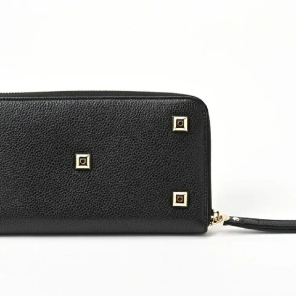 Salvatore Ferragamo Pre-owned Leather wallets Black Dames