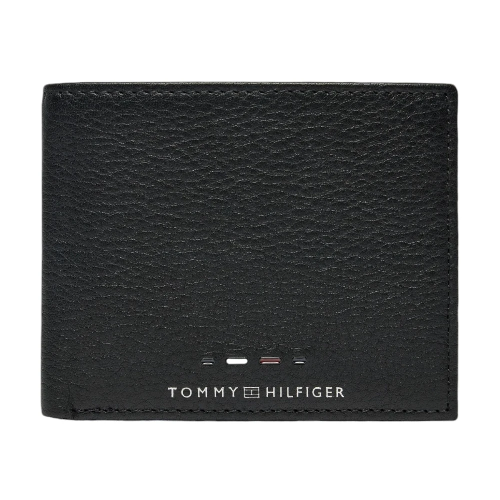 Tommy Hilfiger Leren Herenportemonnee Herfst Winter Collectie Black Heren