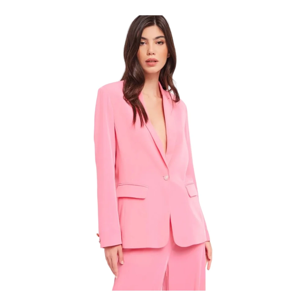 Gaudi Blazer Jas voor Vrouwen Pink Dames