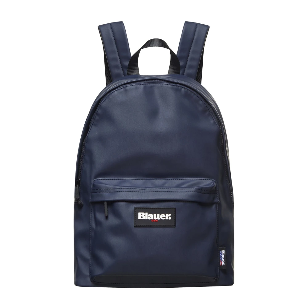 Blauer Men's Blue Backpacks, One Size, Coated Backpack With Adjustable Straps