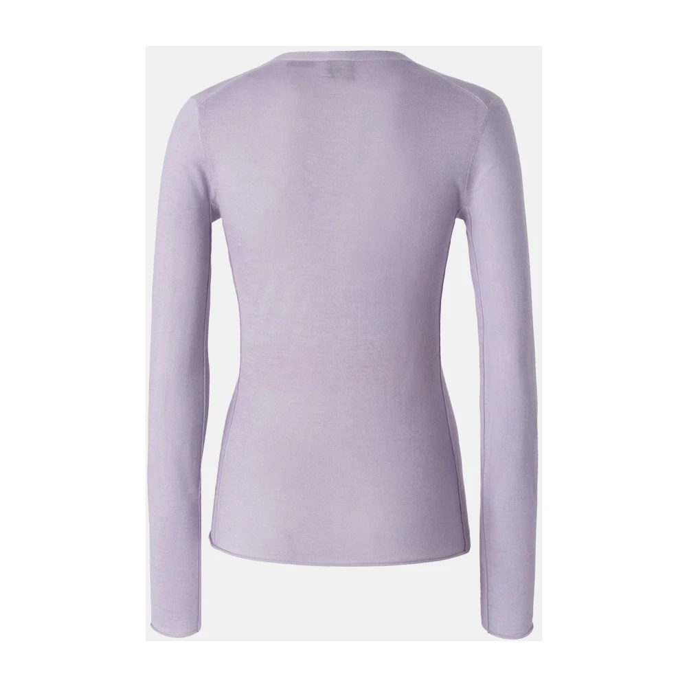 pinko Lilla Zijde Wol Trui Set Purple Dames