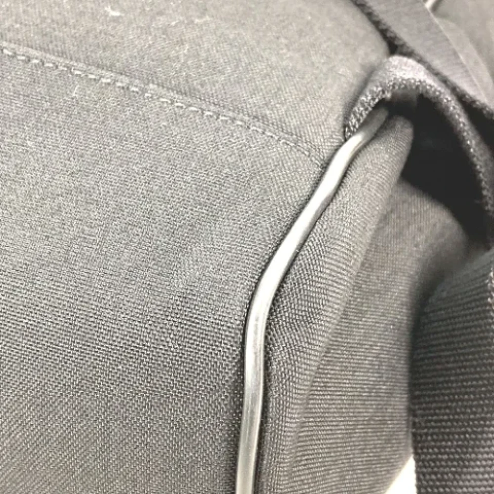 Yves Saint Laurent Vintage Pre-owned Leather backpacks Black Dames