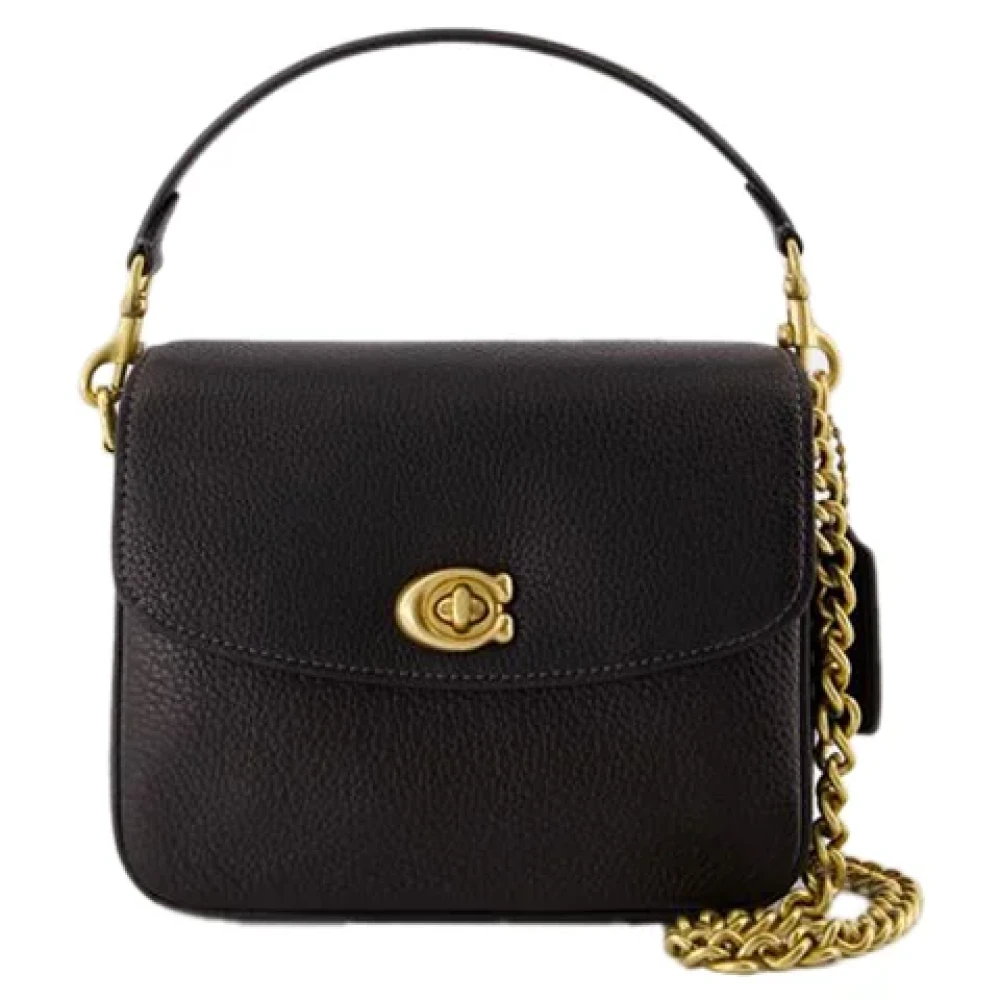 Coach Leather handbags Black Dames