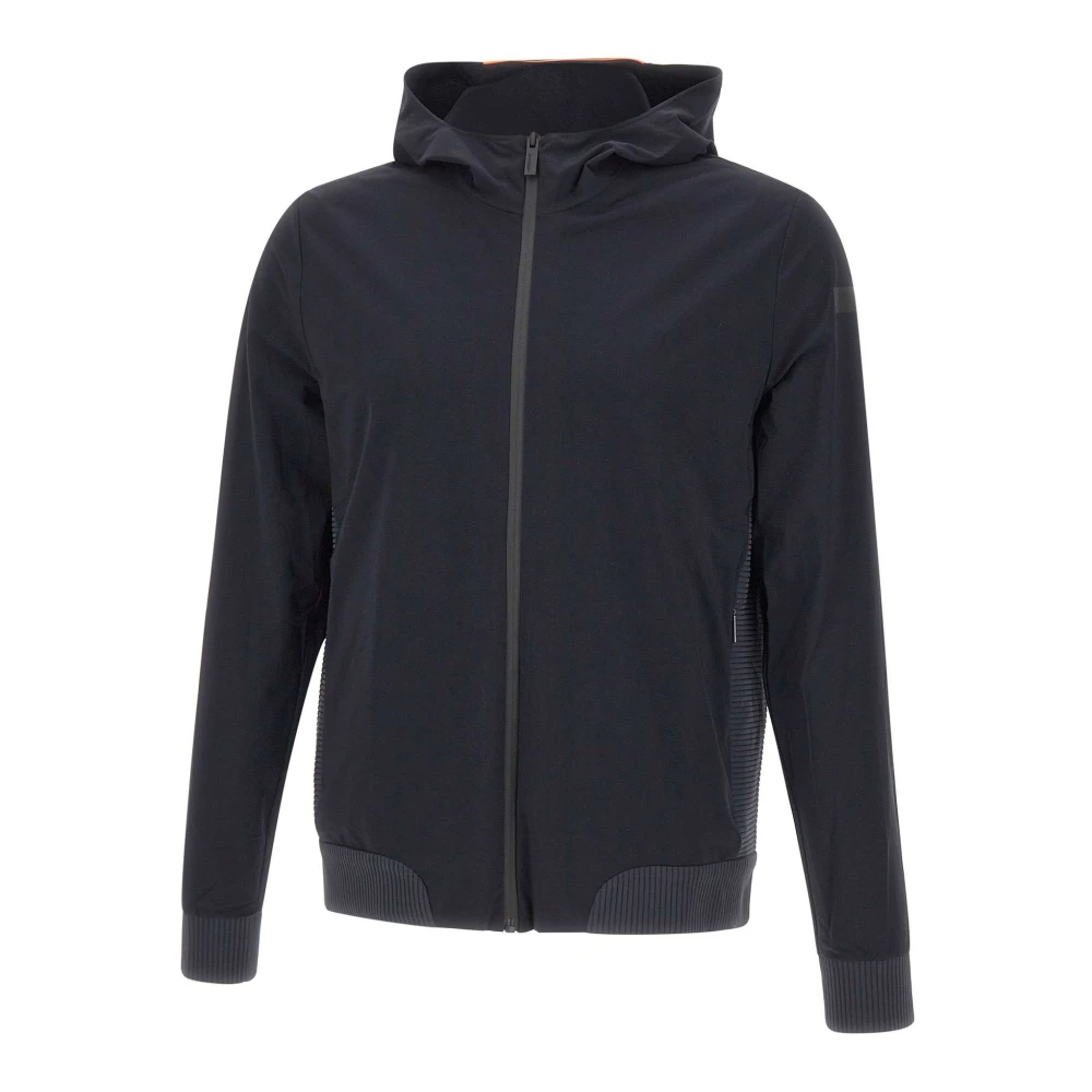 Rrd Men's Blue Zip-Throughs, M, Surflex Winter Soft Touch Hood Zip Fleece