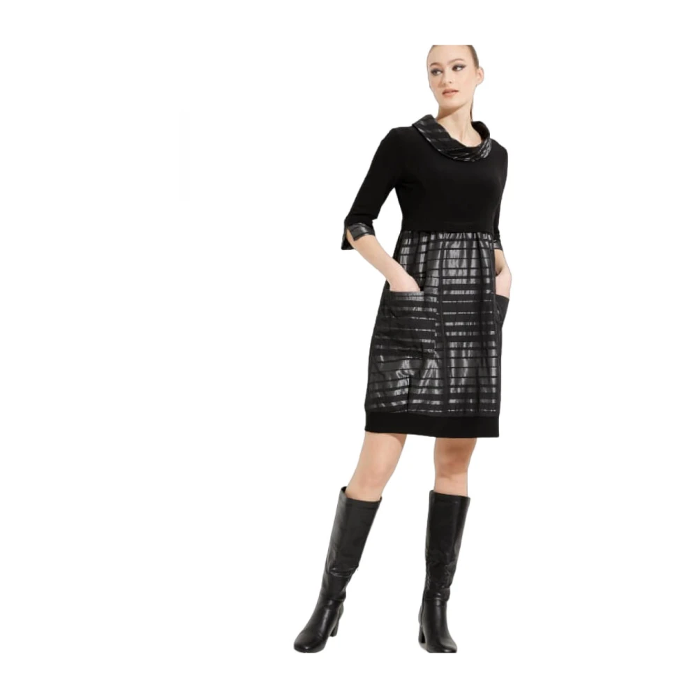 Joseph Ribkoff Polyester Jurken en Jumpsuits Black Dames