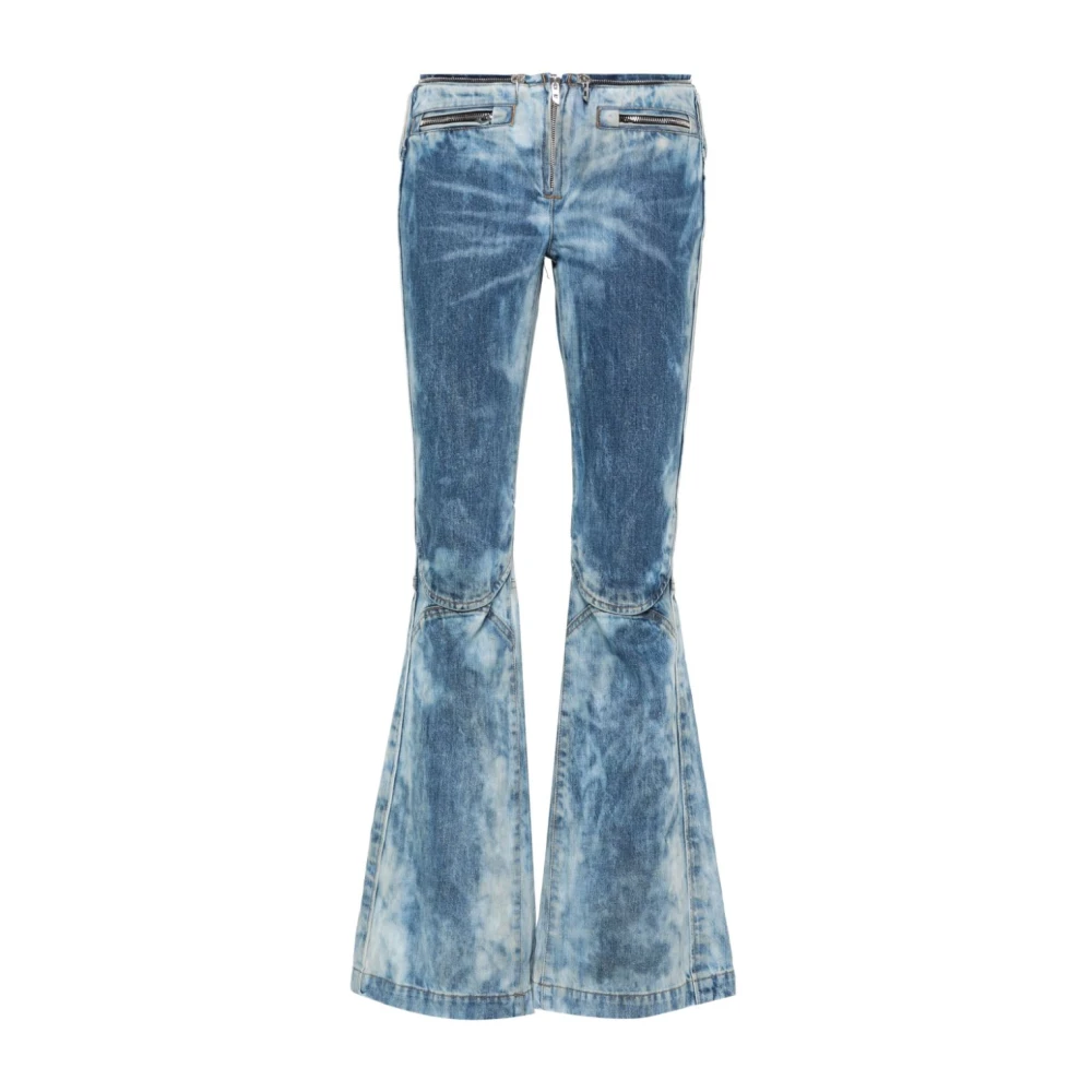 Diesel Vintage Flare Jeans met Distressed Details Blue Dames