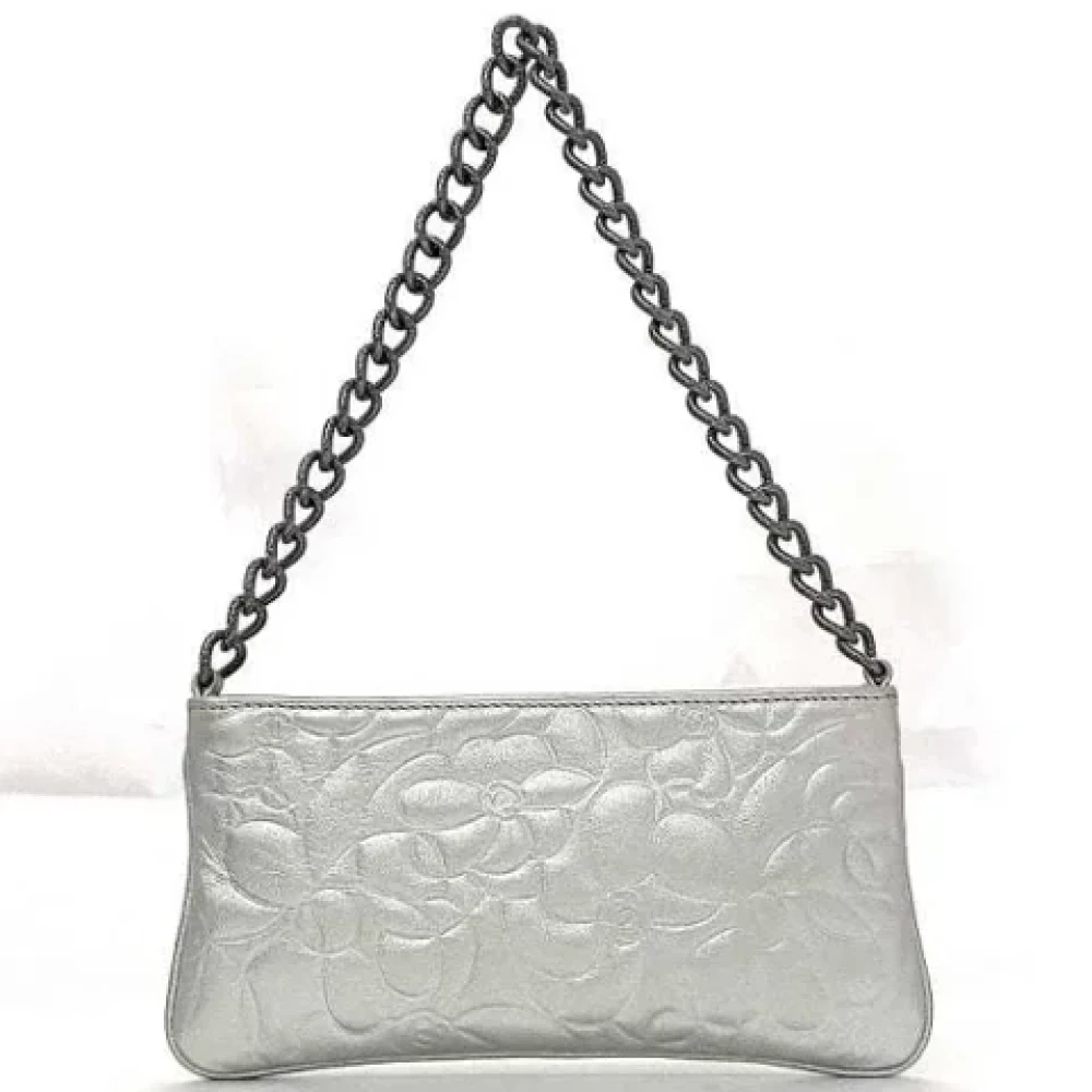 Chanel Vintage Pre-owned Fabric chanel-bags White Dames