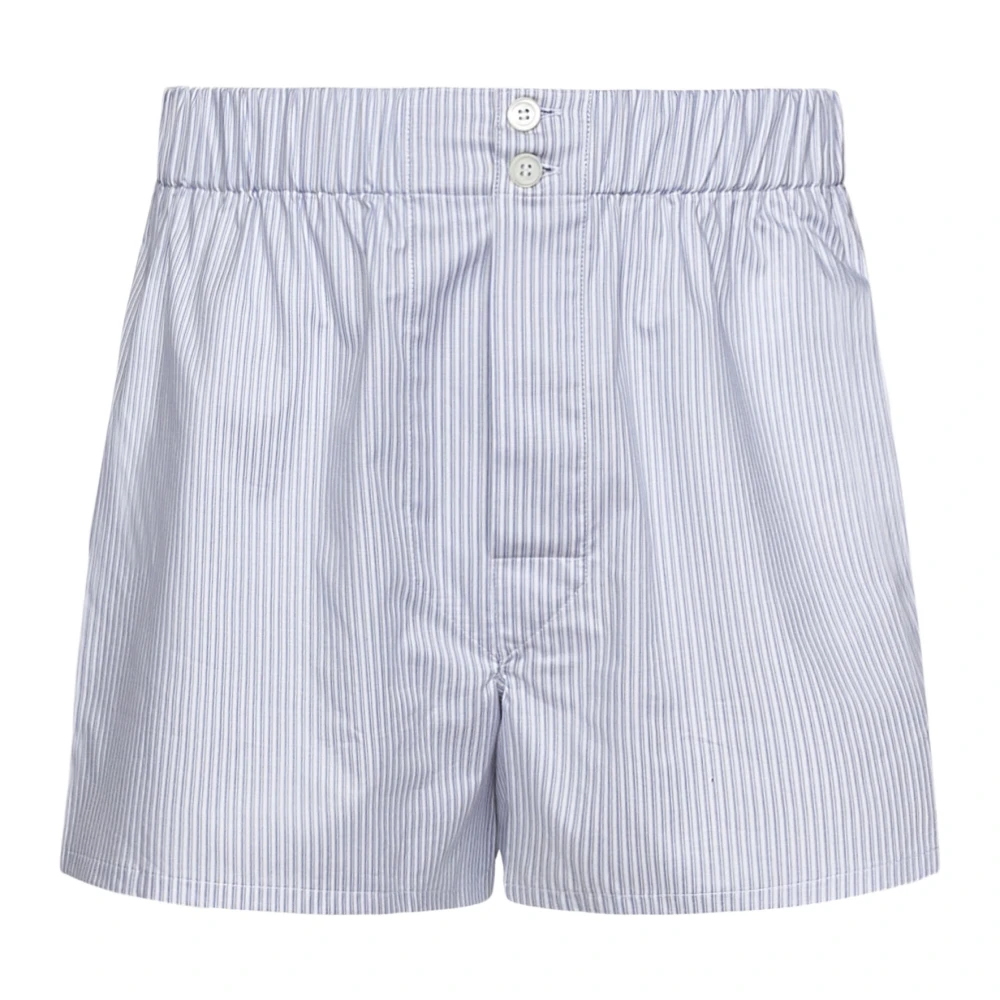 Brioni Vit Micro Stripe Boxershorts White, Herr