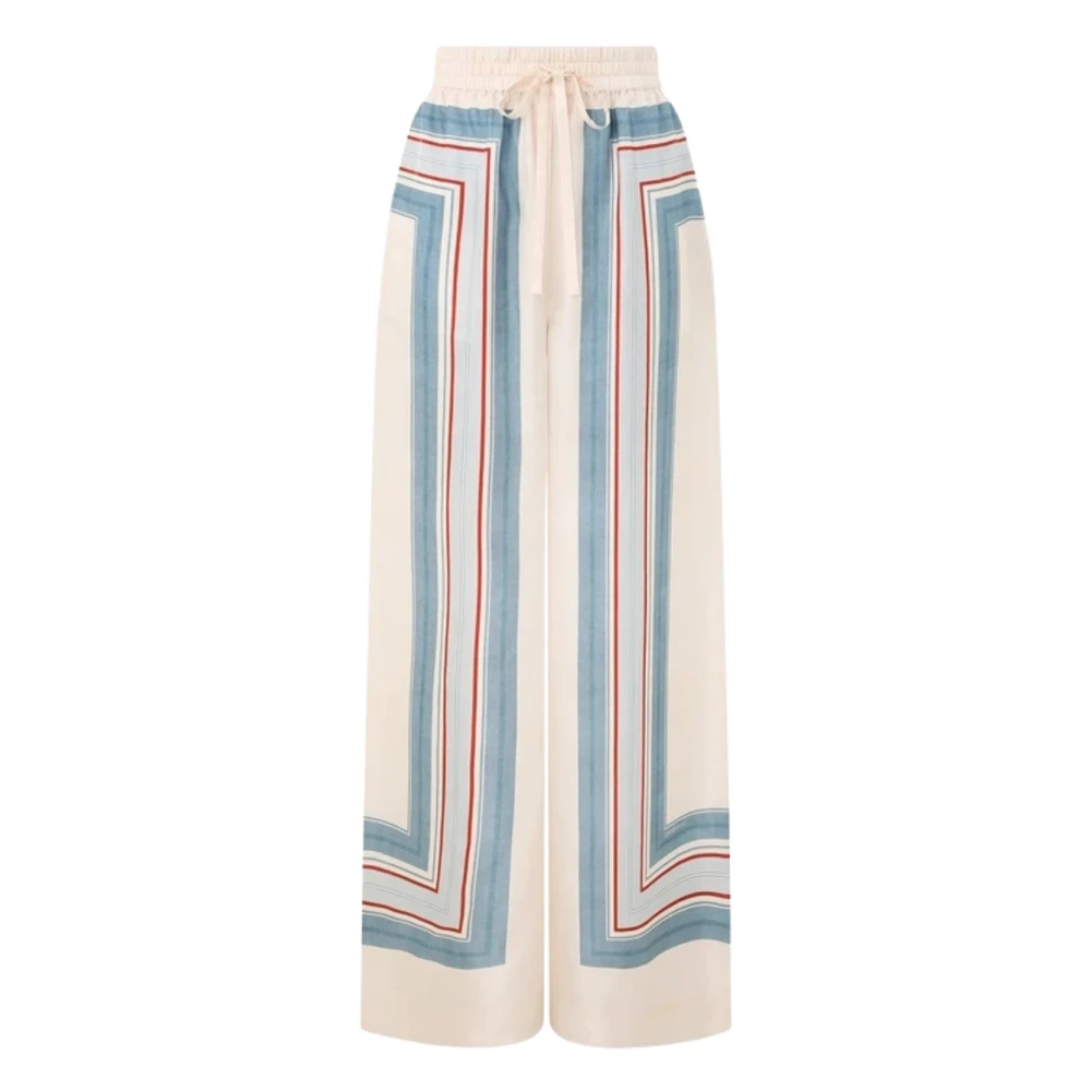 Zimmermann Donna Multicolor Pantaloni, E, L, New,