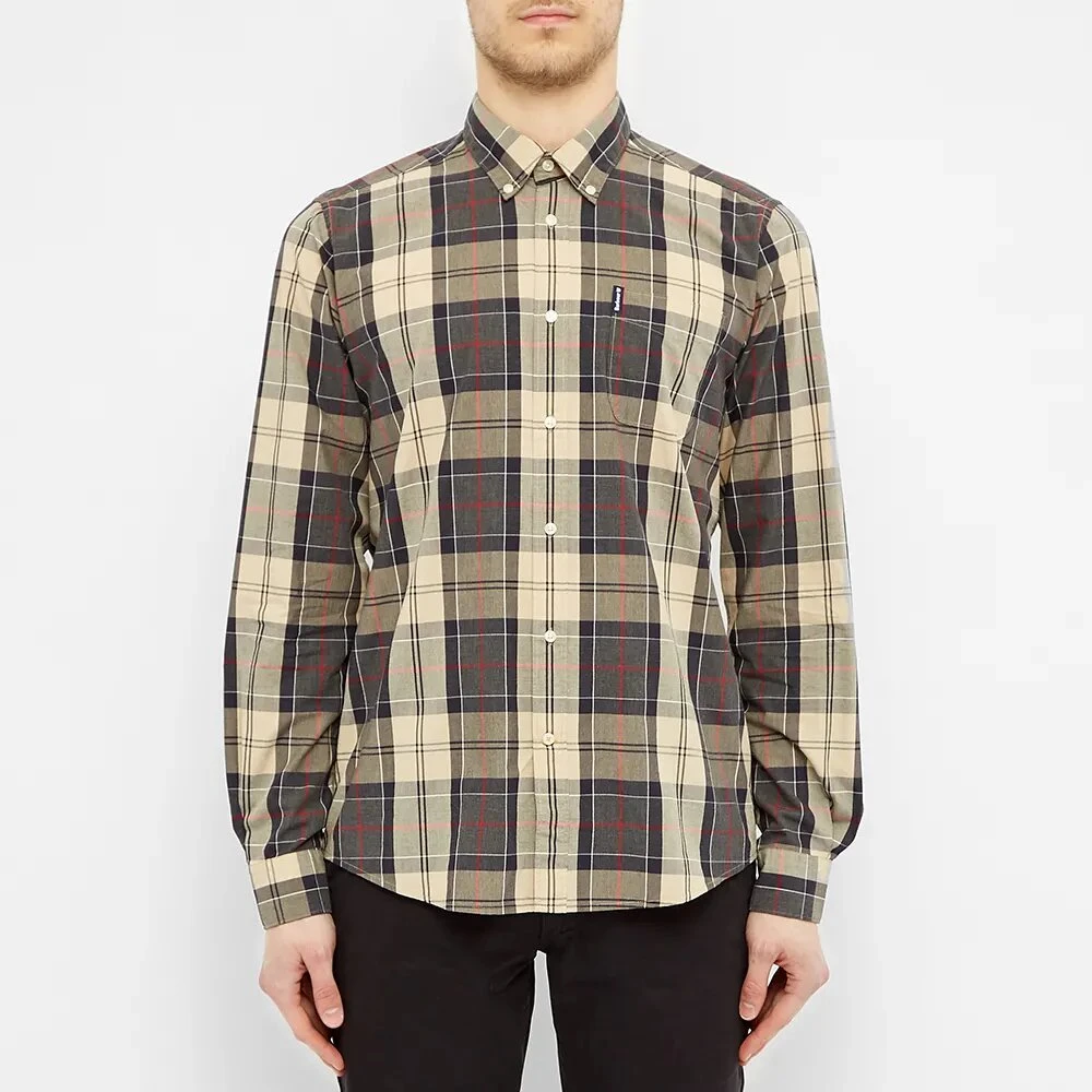 Barbour Stenen Getailleerd Overhemd met Lange Mouwen Multicolor Heren