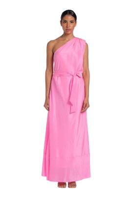 silk-one-shoulder-dress-with-waist-belt