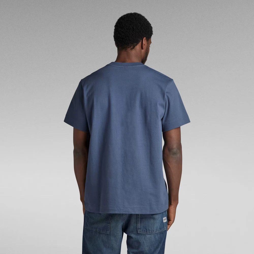 G-Star T-Shirt- G-S Essential Loose R-N S S Blue Heren