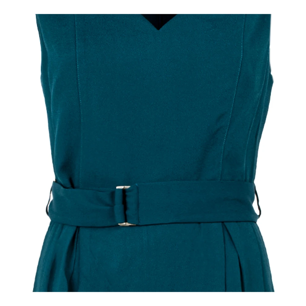 Manila Grace Elegante Groene Jurk voor Vrouwen Green Dames