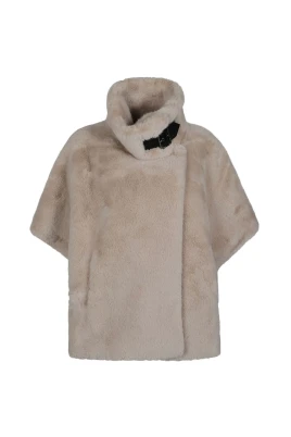 Comodino Faux Fur Cape