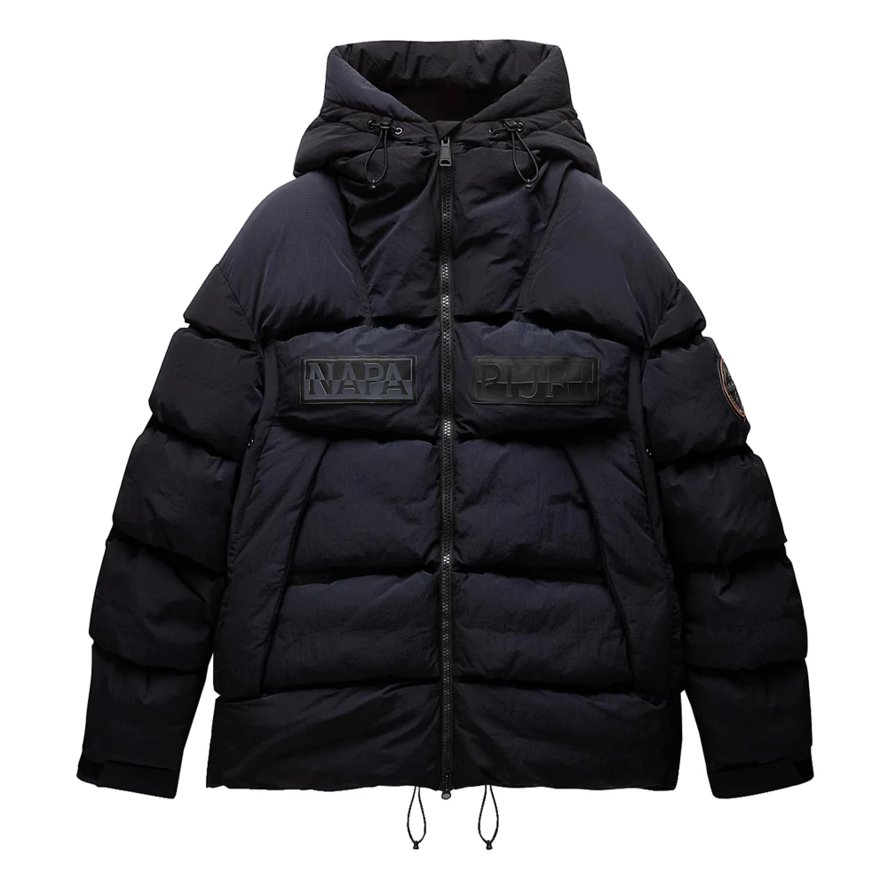 Napapijri Svart Hyper Puffer Jacka Black, Herr