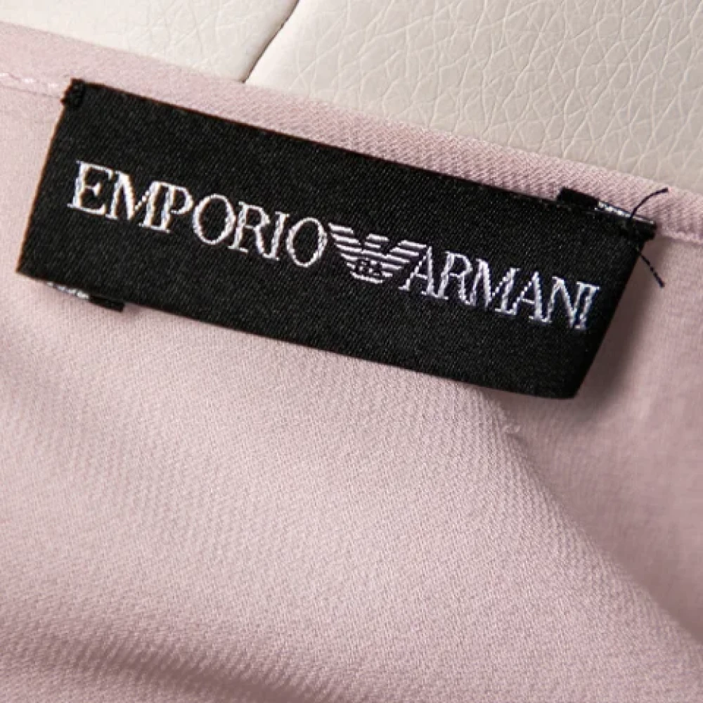 Armani Pre-owned Cotton tops Pink Dames