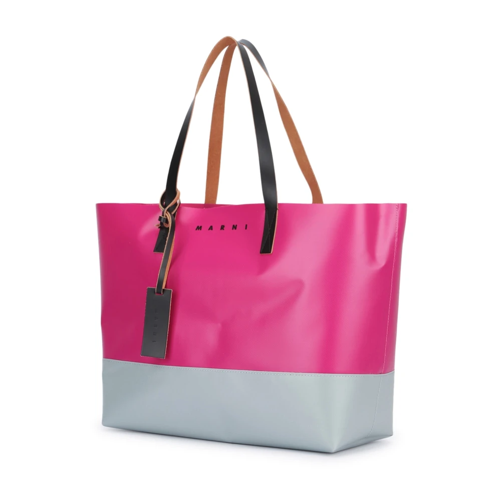 Marni Stijlvolle Leren Tas voor Vrouwen Pink Heren