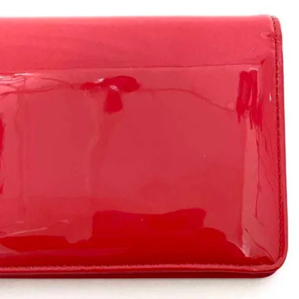 Chanel Vintage Pre-owned Leather wallets Pink Dames