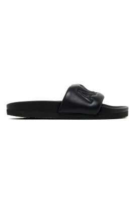 black-leather-quilted-slides