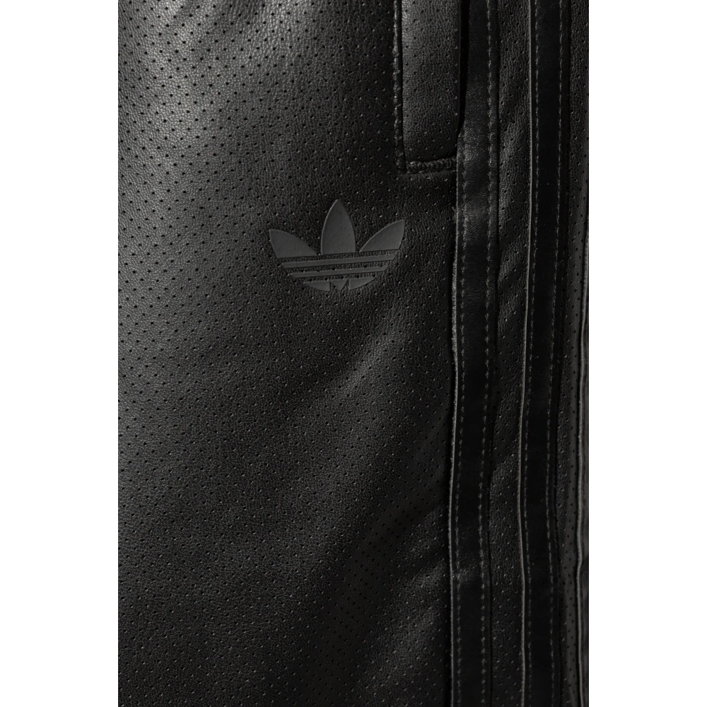 adidas Originals Broek gemaakt van eco-leer Black Heren