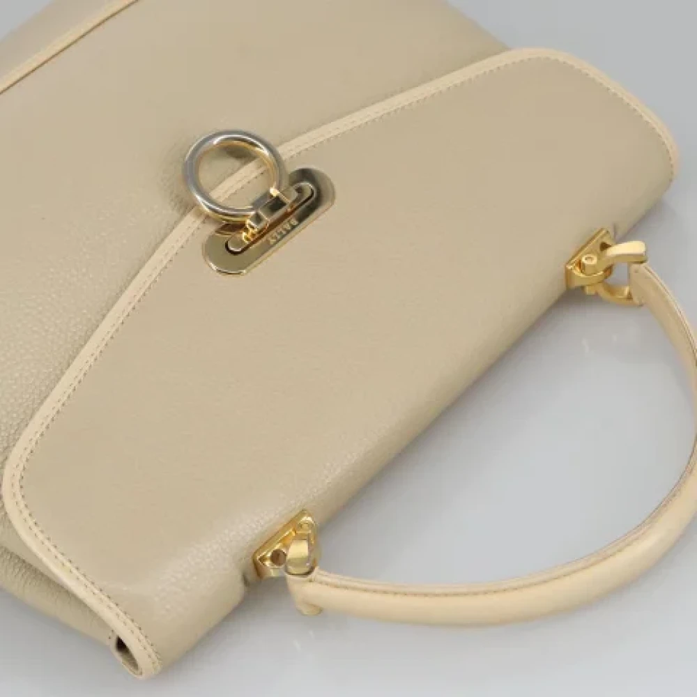 Bally Pre-owned Leather handbags Beige Dames