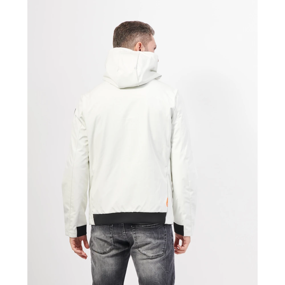 Suns Hoogwaardige witte nylonjas White Heren
