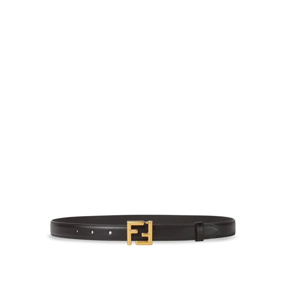 Fendi Women's Black Ff Belt - Belts - 85 Cm - Accessories