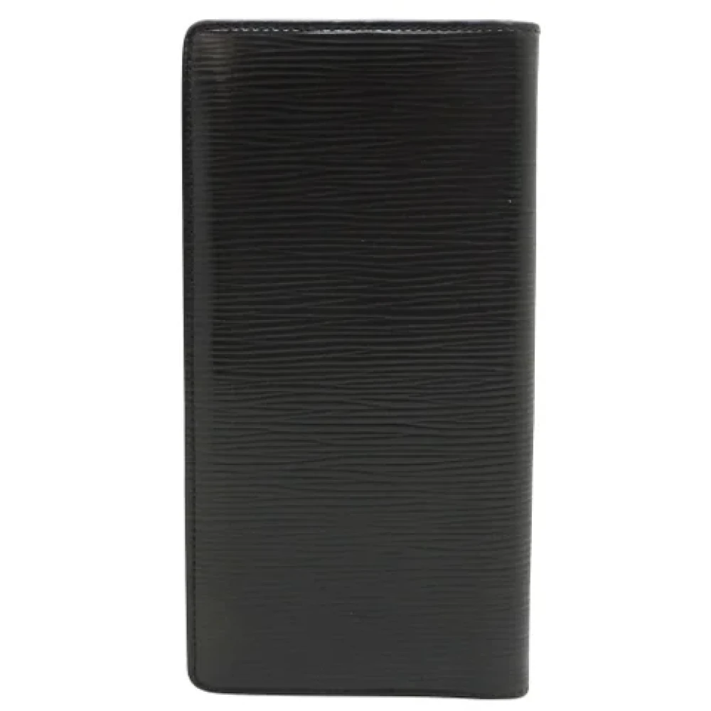 Louis Vuitton Vintage Pre-owned Leather wallets Black Heren