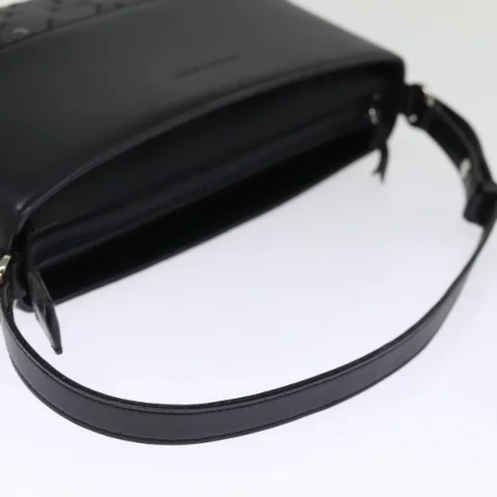 Burberry Vintage Pre-owned Leather handbags Black Dames