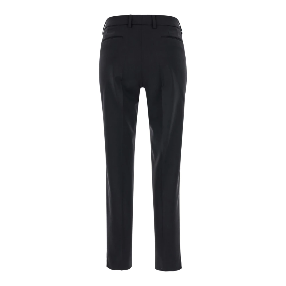 PT Torino Zwarte wollen broek New York stijl Black Dames