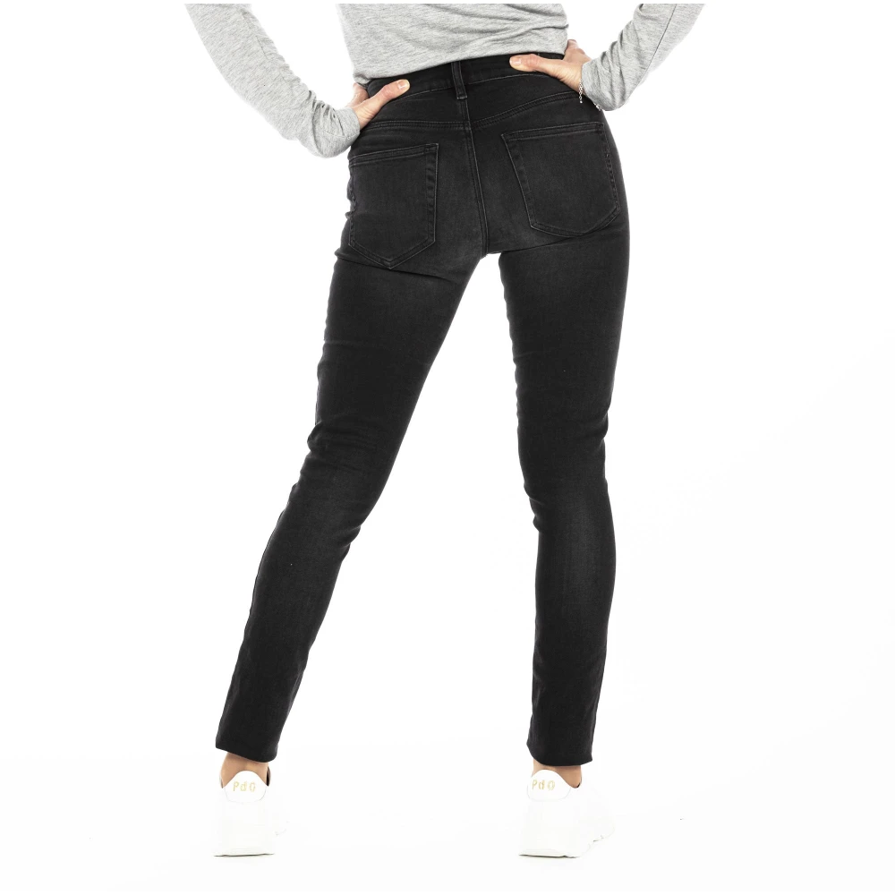 Diesel Gescheurde Jeans voor Vrouwen Black Dames