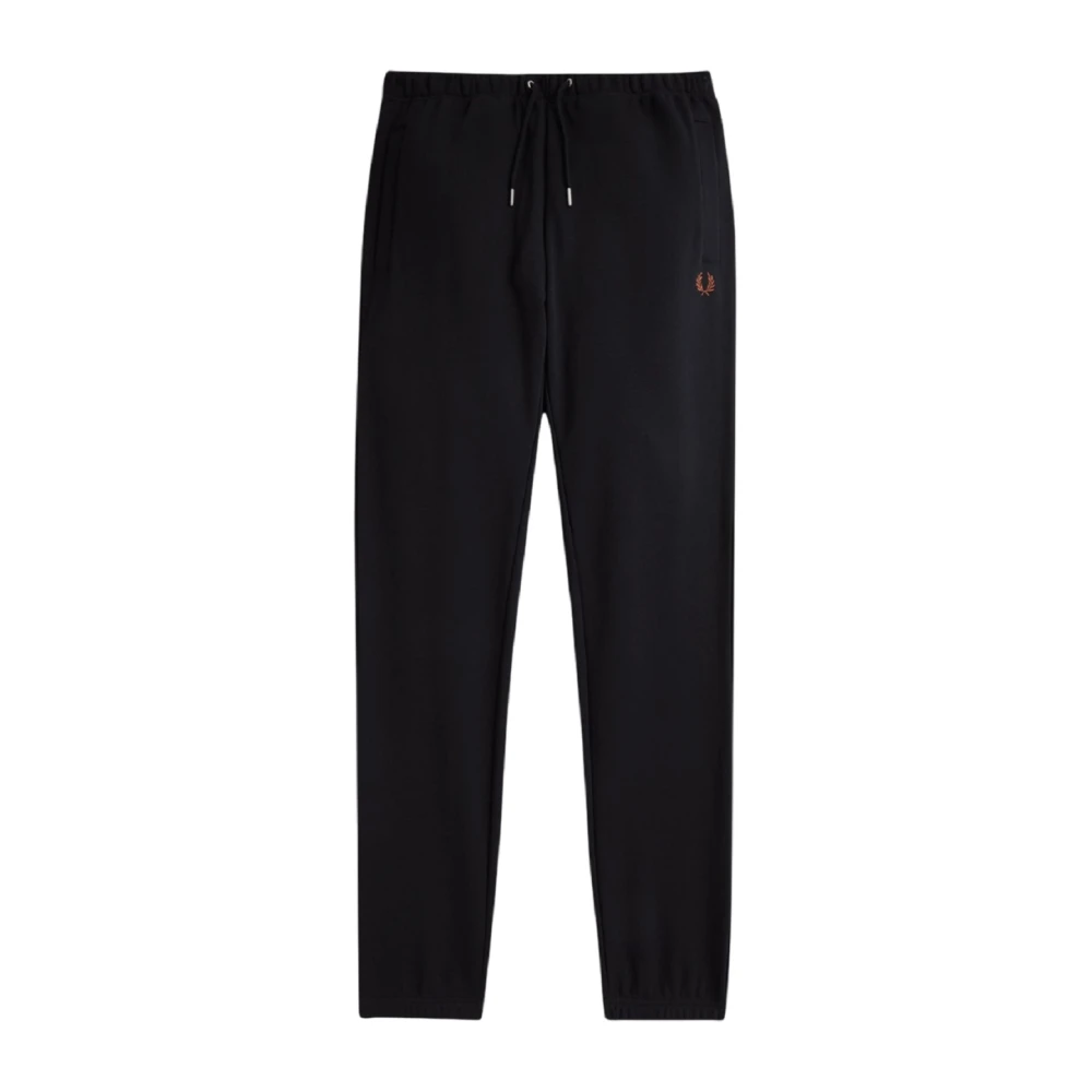 Fred Perry Premium French Terry Sportbroek Black Heren