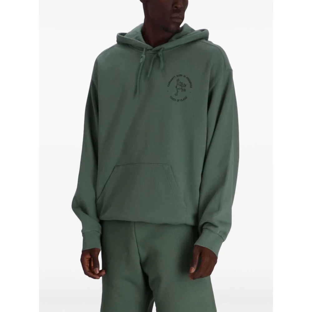 Carhartt WIP Groene Grafische Print Hoodie Green Heren