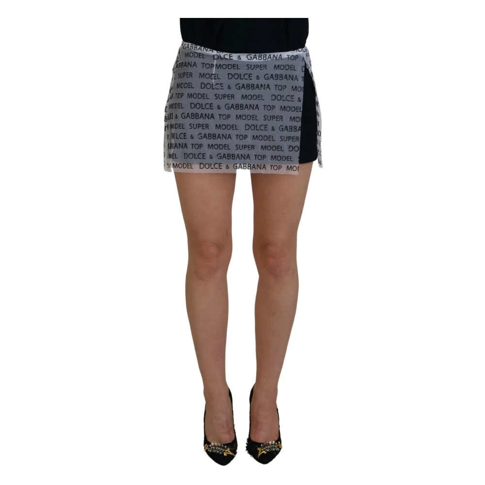 Dolce & Gabbana Femme Blanc Jupes, Taille: 36 Fr Mini-Jupe