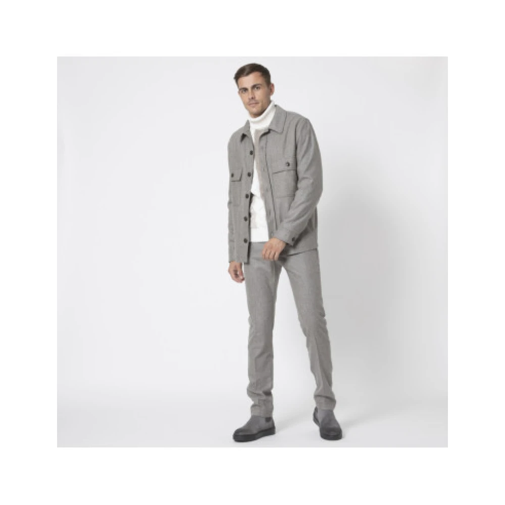 Gran Sasso Twisted Roll Neck Turtleneck White Heren