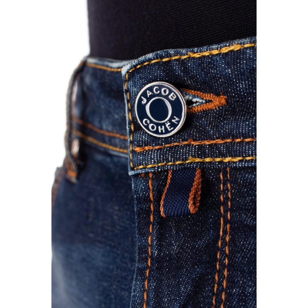 Jacob Cohën Luxe Denim Jeans met Sartoriale Details Blue Heren