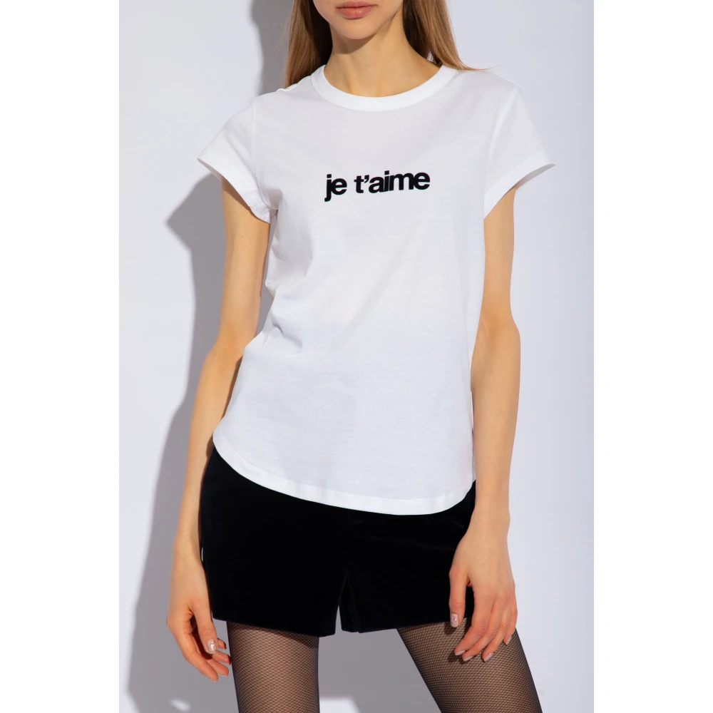 Zadig & Voltaire Woop bedrukt T-shirt White Dames