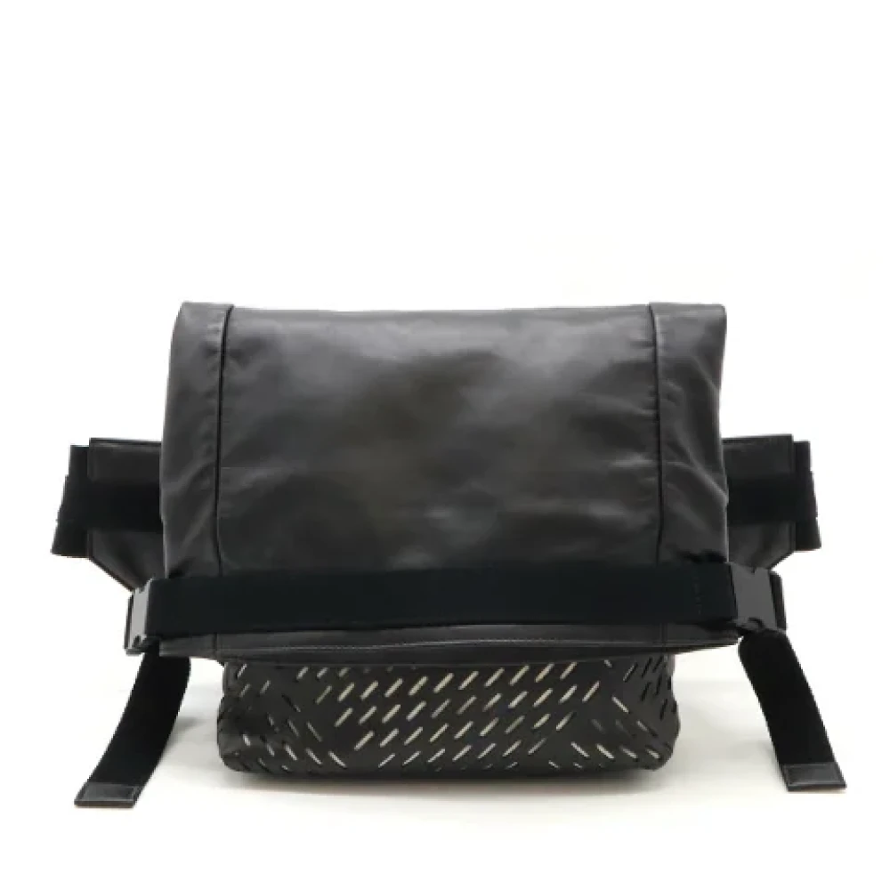 Bottega Veneta Vintage Pre-owned Leather shoulder-bags Black Heren