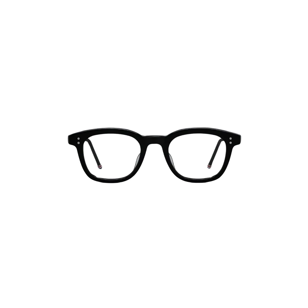 Thom Browne Zwarte Optische Frames International Fit Black Heren