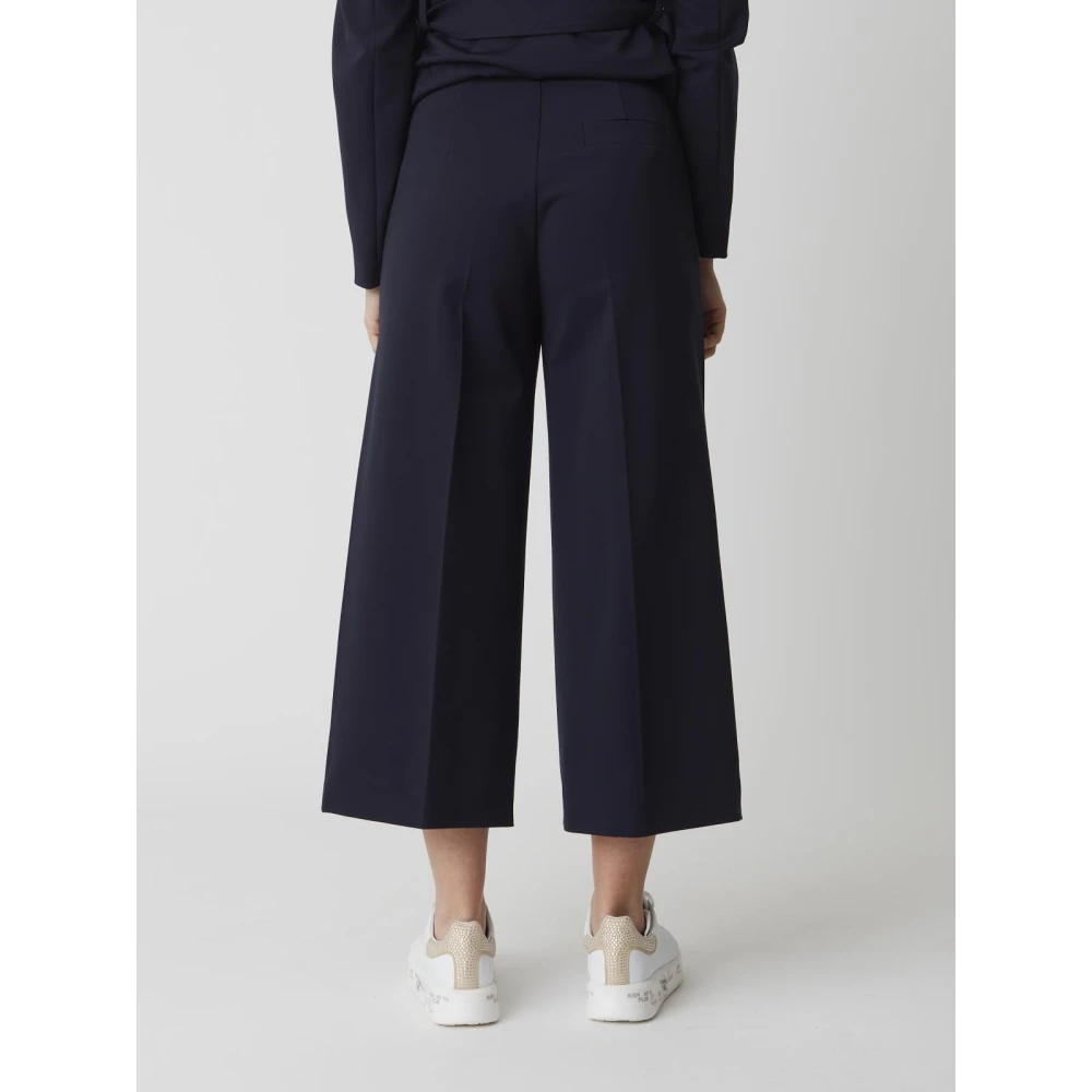 pinko Makkelijke wijde Scuba broek Blue Dames
