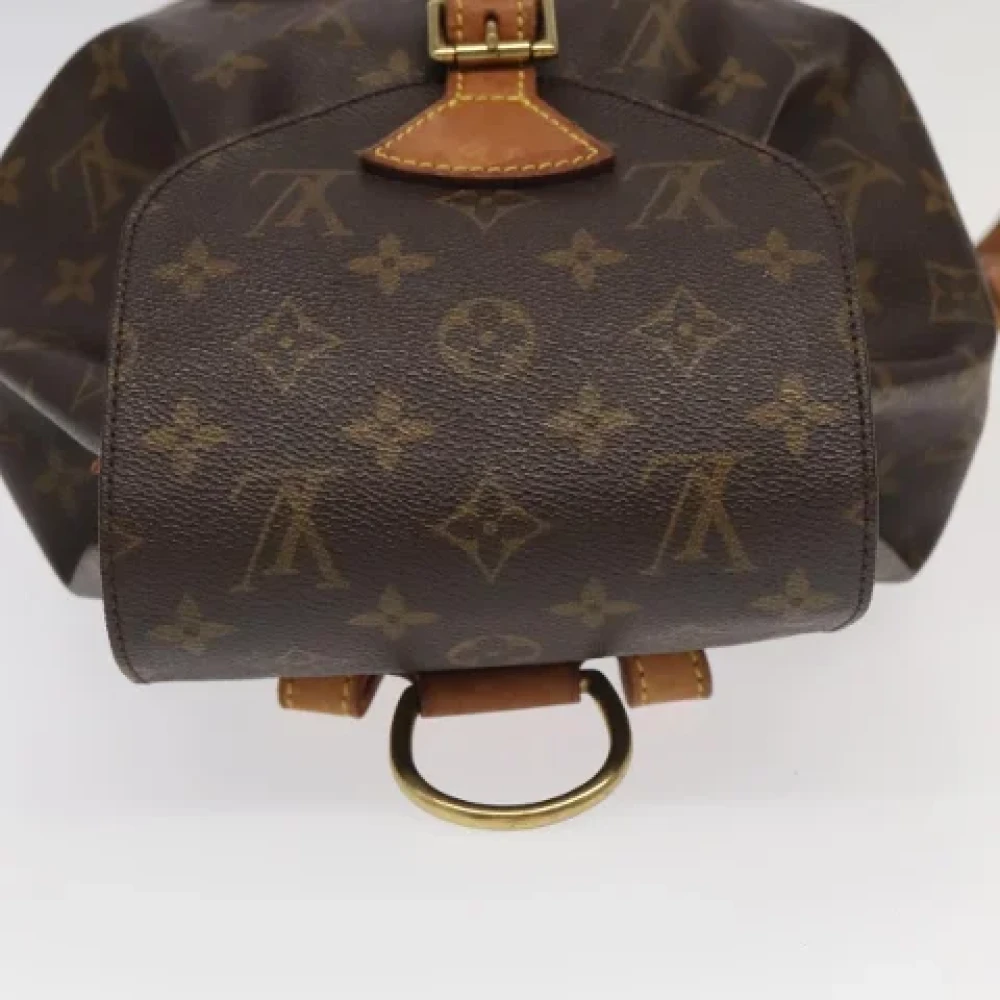 Louis Vuitton Vintage Pre-owned Canvas backpacks Brown Dames