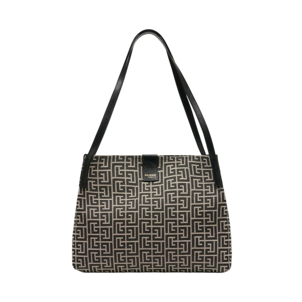Balmain Women's Black Release Small Shopper Bag - Shopping Bags - One Size - Bags