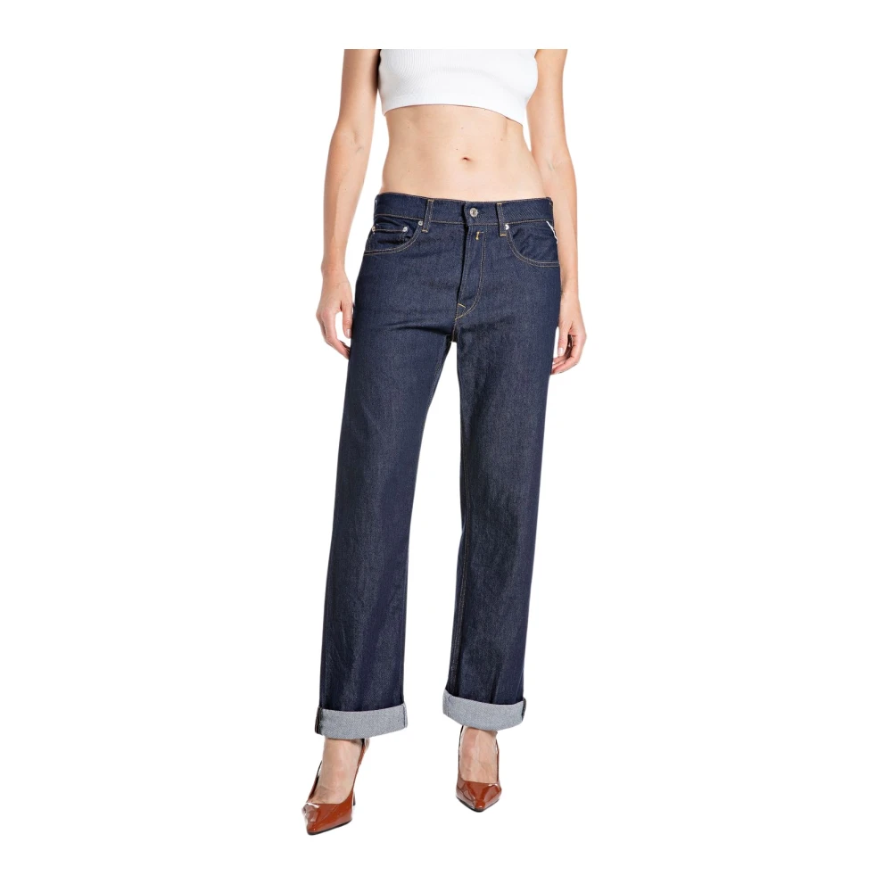 Replay Blue Straight Fit Jeans, Female, W29, Aubry Jeans