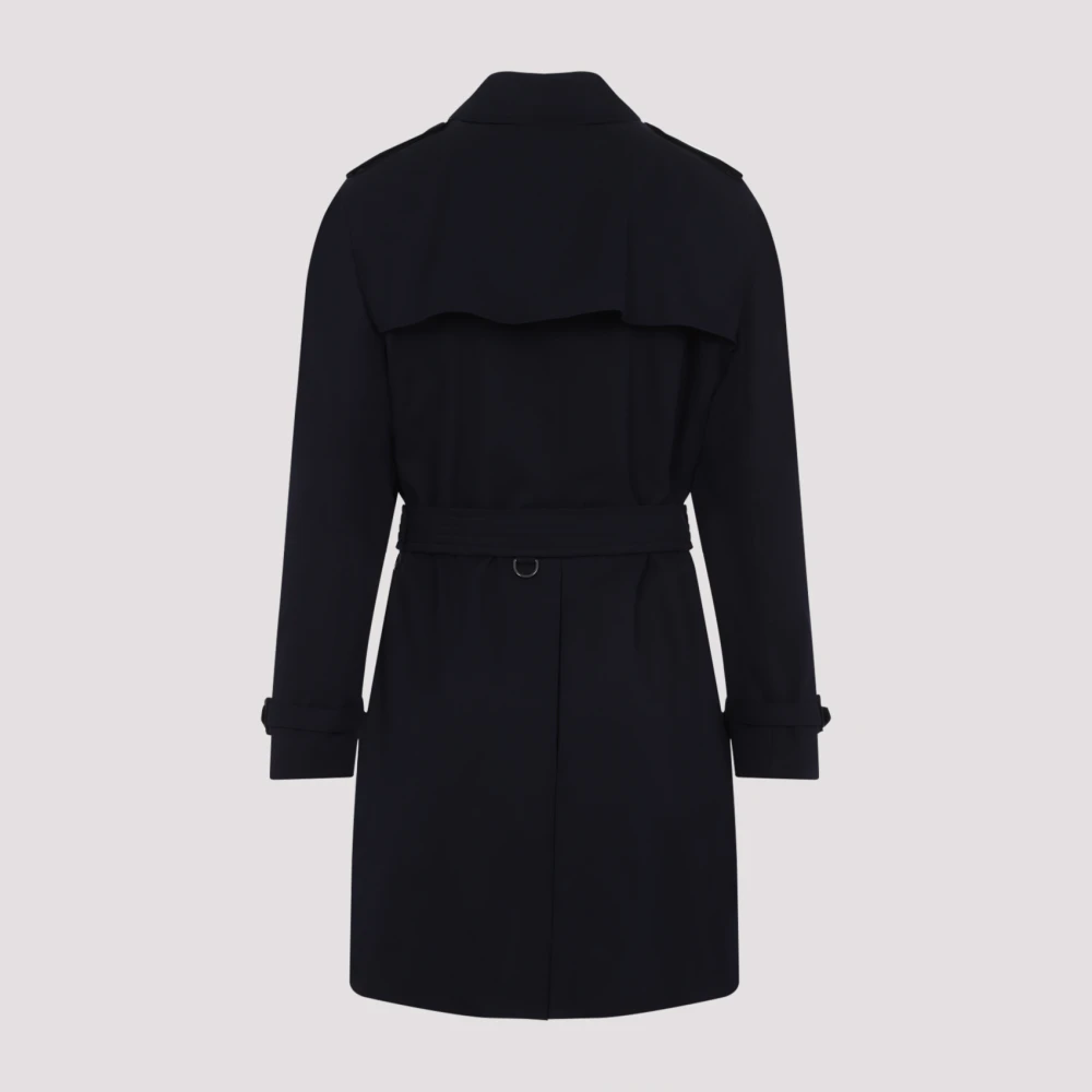 Burberry Blauwe Jas voor Mannen Blue Heren