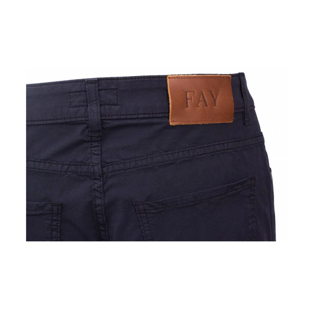 Fay Original Slim Fit Jeans Blue Heren