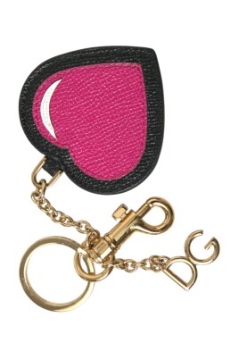 heart-leather-gold-tone-keychain