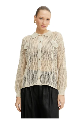 Ajourstickad blus