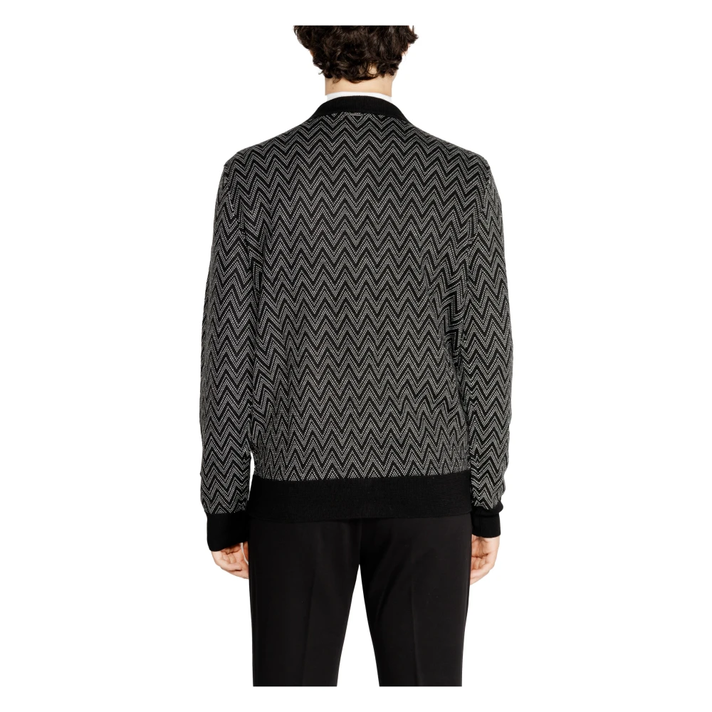 Antony Morato Mohair Blend Herentrui Black Heren