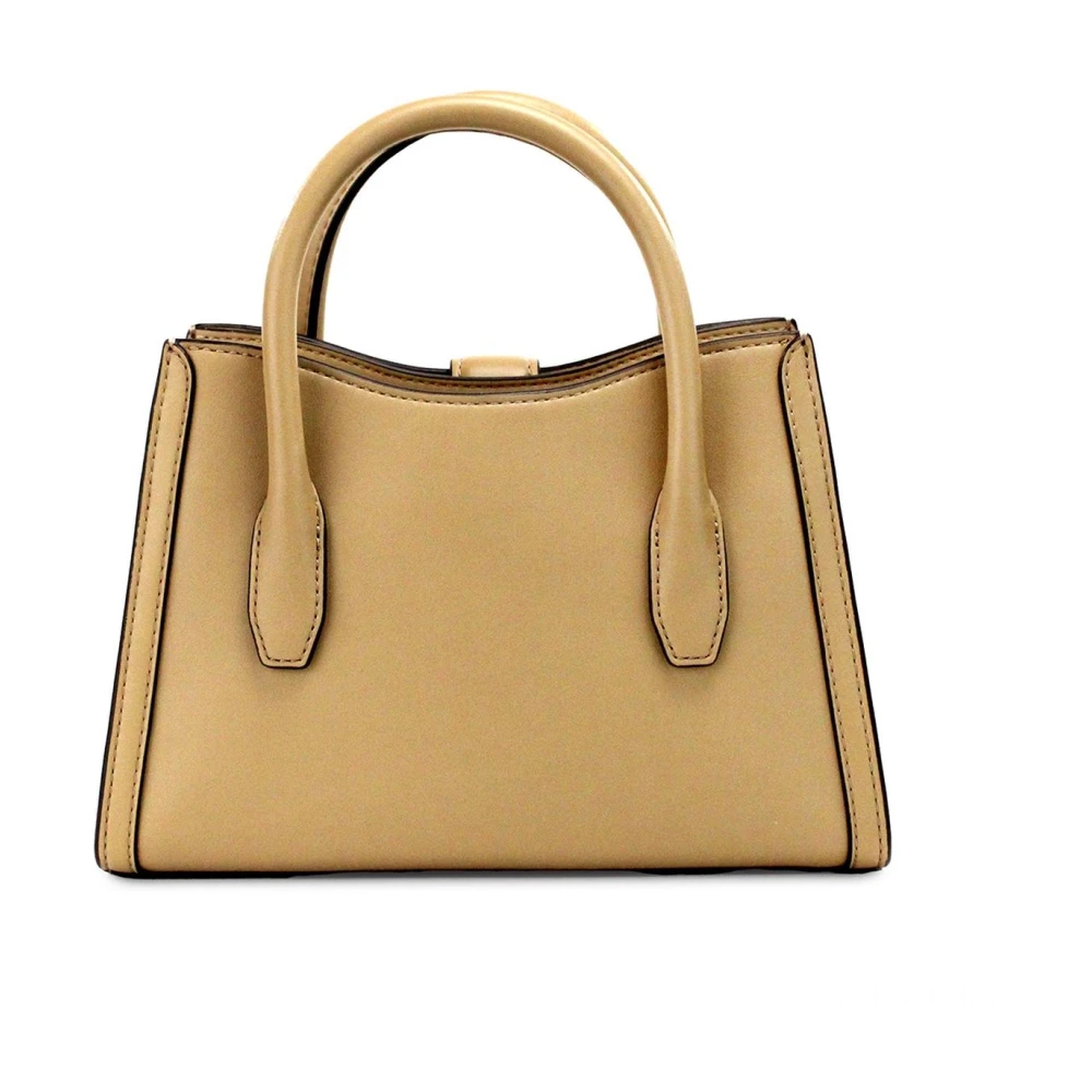 Michael Kors Vegan Leder Crossbody Tas met Zakken Beige Dames
