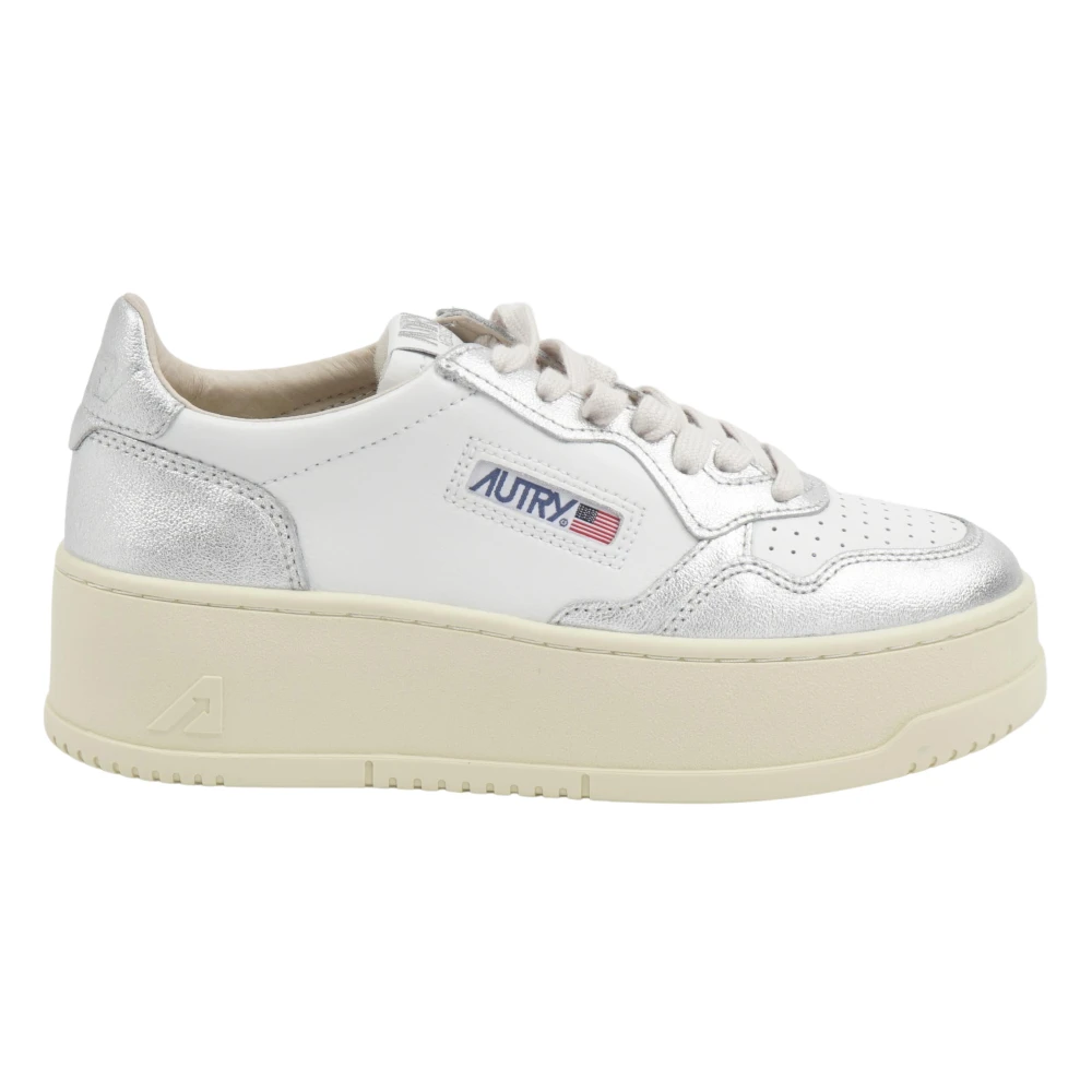 Autry Platform Low Dames Schoenen Wit